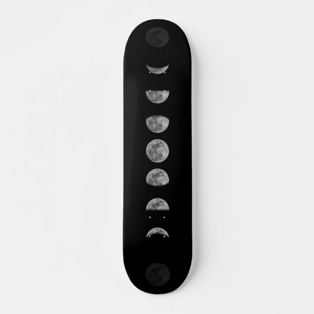 Lunar Moon Phases Celestial Skateboard (Vorne)