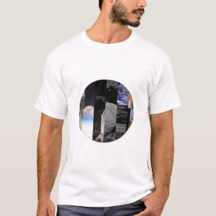Lunar Mosaik - Mond Collage T-Shirt