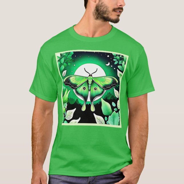 Lunar Moth Nacht T-Shirt (Vorderseite)