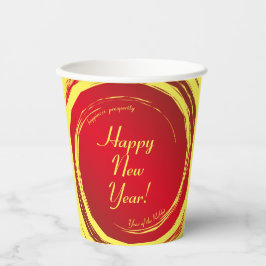 Lunar Neujahr Glück Wohlstand Harmonie Pappbecher