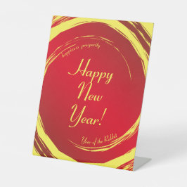 Lunar Neujahr Glück Wohlstand Harmonie Sockelschild