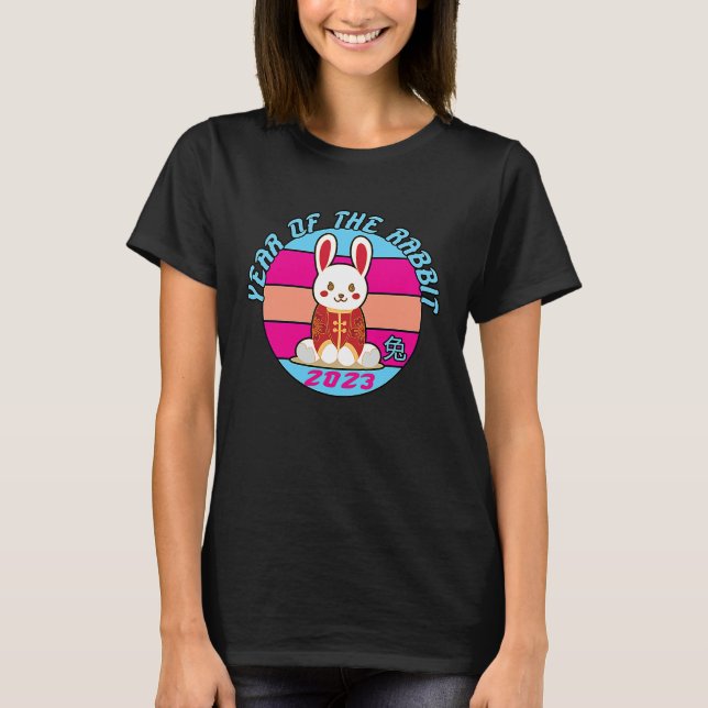 Lunar New Year 2023 Year of the Rabbit 2023 T-Shirt (Vorderseite)