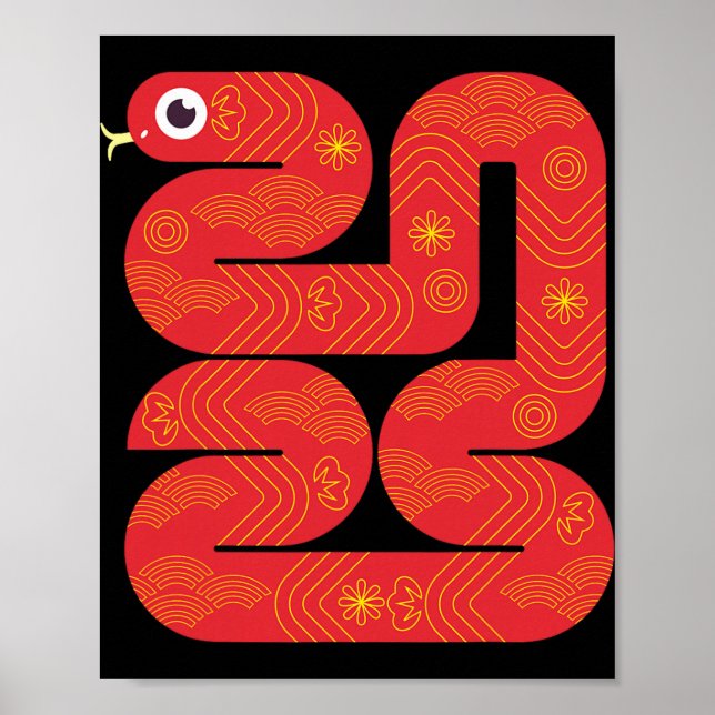 Lunar New Year 2025 - Year Of The Snake  Poster (Vorne)
