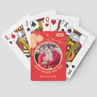 Lunar New Year Lantern Photo Poker Cards Spielkarten