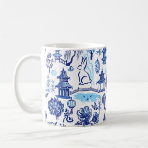 Lunar New Year Rabbit Chinoiserie Tasse