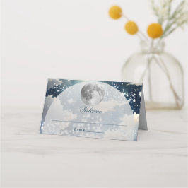 Lunar Night Sky Wedding Platzkarte