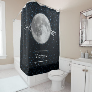 Lunar Personalisiert Duschvorhang