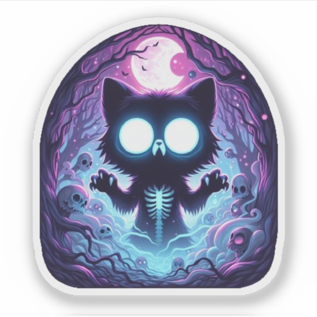 Lunar Phantom Aufkleber (Vorderseite)