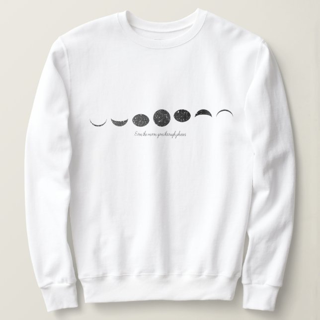 Lunar Phase Sweatshirt (Design vorne)