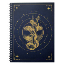 Lunar Serpent - Goldene ösoterische Dekoration