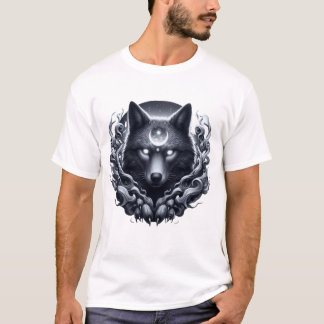 "Lunar Shadow Wolf - Wächter des Mystischen Reiche T-Shirt