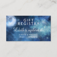 Lunar Sky Full Moon Brautparty Gift Registry