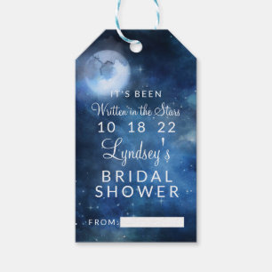 Lunar Sky Full Moon Stars Bridal Display Dusche Geschenkanhänger
