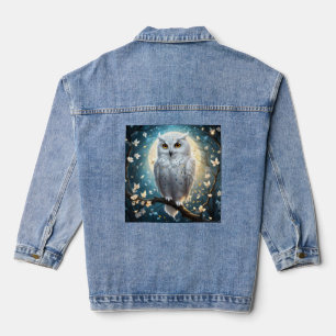 Lunar Vigil: Die weiße Schneeauschale Jeansjacke