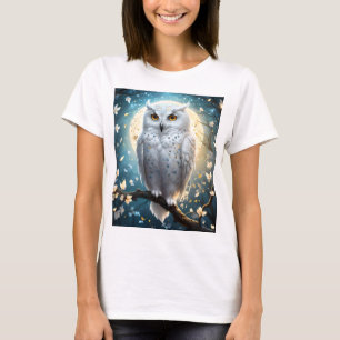 Lunar Vigil: Die Weiße Schneeeule T-Shirt