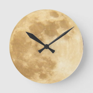 Lunar Wall Clock Runde Wanduhr