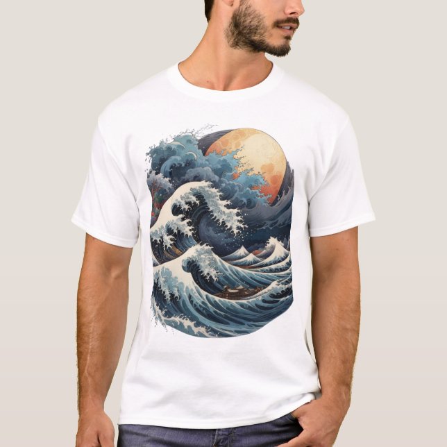 Lunar Waves T-Shirt (Vorderseite)