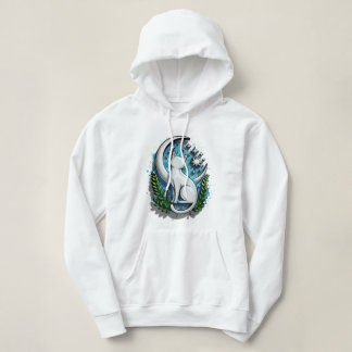 Lunar Whiskers: Embrace Your Inner Magic - Cosmic  Hoodie