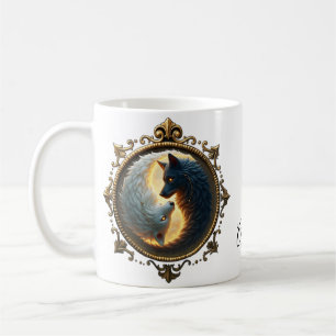 Lunarer Ausgleich – Wo Schatten das Licht umarmen. Kaffeetasse