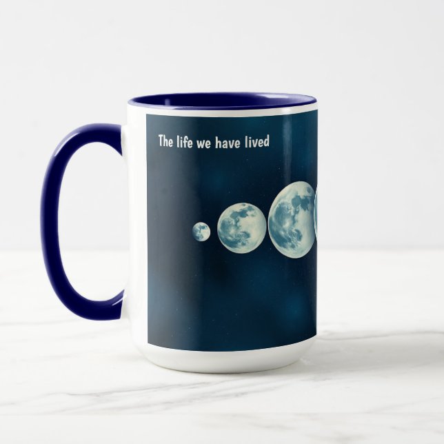 Lunarphasen des Lebens Tasse (Links)