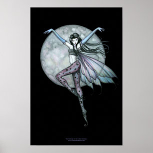 Lunas Aufstieg Gothic Fairy Poster
