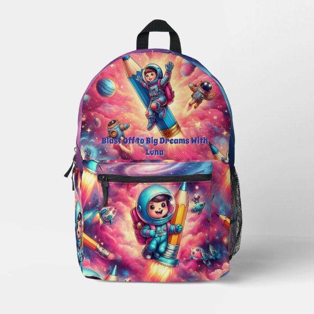 Lunas Galactic Adventure Rucksack - Erforschen Sie (Vorderseite)