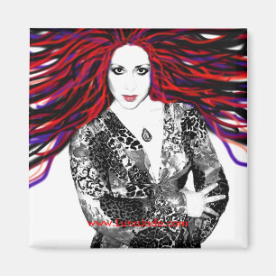 Lunas wilder Haar-Magnet Magnet