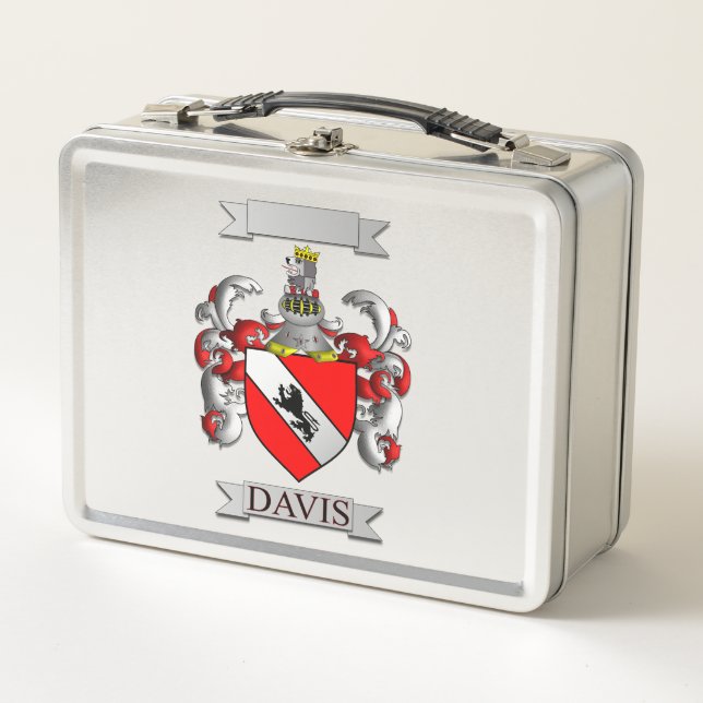 Lunch Box Davis Familienname Und Schild (Vorderseite)