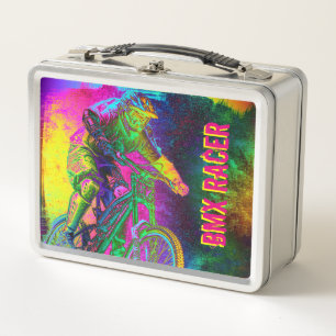 Lunch-Box für BMX 1A-B-Bildoptionen Metall Brotdose