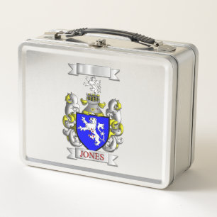 Lunch Box Jones Familienname und Schild