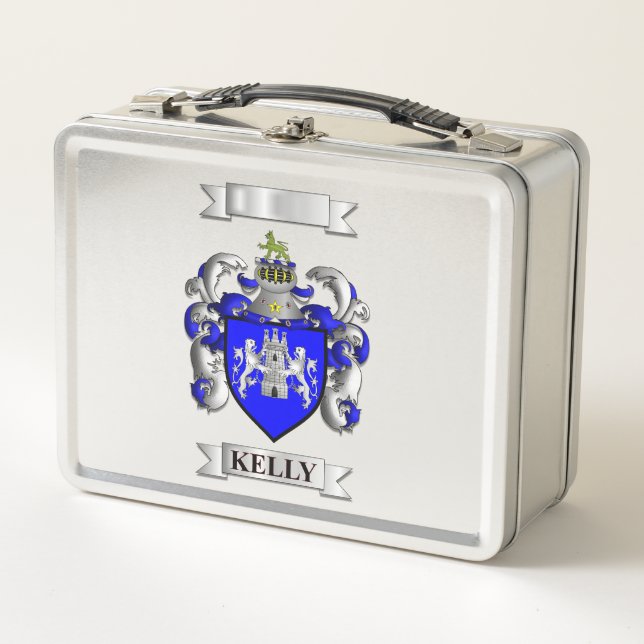 Lunch Box Kelly Irischer Nachname und Schild (Vorderseite)