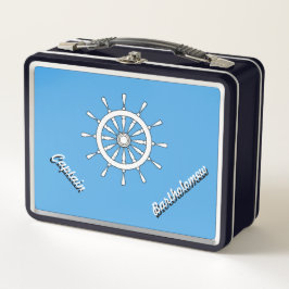 Lunch Box - Nautisches Thema mit Name