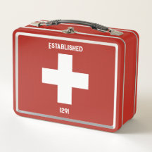 Lunch Box Schweizerkreuz - Established 1291