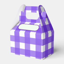 Lunch Box Vichy Lavande Geschenkschachtel