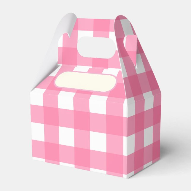 Lunch Box Vichy Rose Geschenkschachtel (Vorderseite)