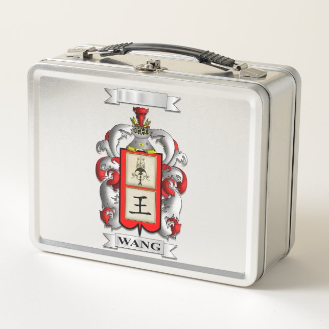 Lunch Box Wang Nachname und Schild (Vorderseite)