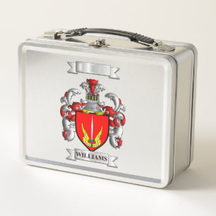 Lunch Box Williams Familienname und Schild