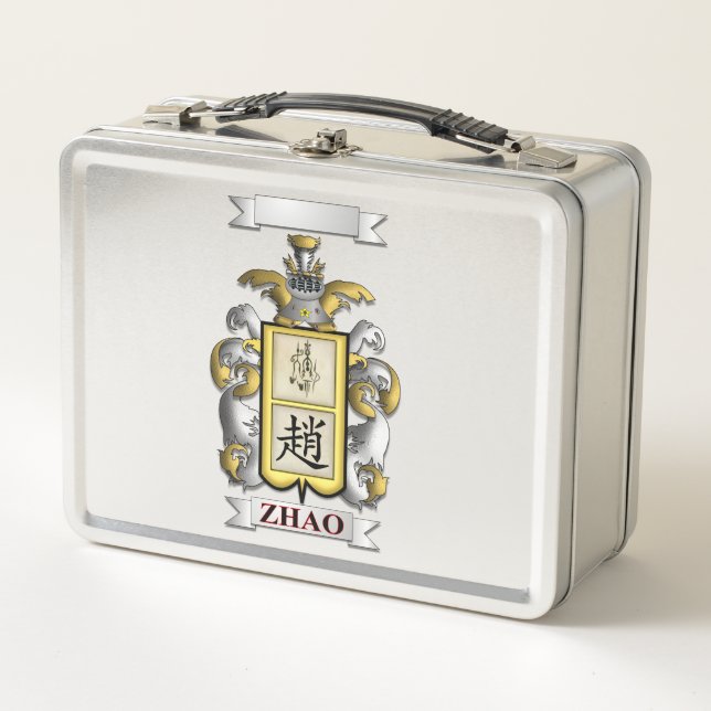 Lunch Box Zhao Nachname und Schild (Vorderseite)