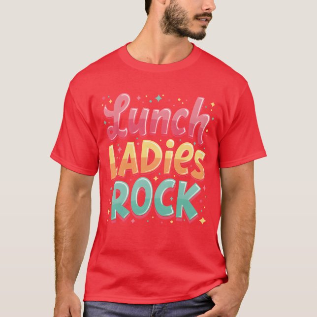 Lunch Ladies Rock girl T-Shirt (Vorderseite)