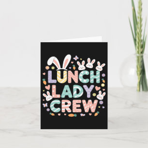 Lunch Lady Crew Lustige Lunch Lady Cafeteria Frohe Karte