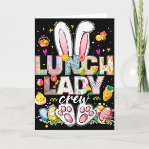 Lunch Lady Crew Lustiger Hase Lunch Lady Cafeteria Karte