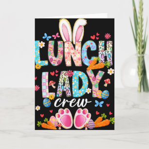 Lunch Lady Crew Lustiger Hase Lunch Lady Cafeteria Karte