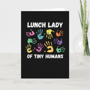 Lunch Lady Gift School Cafeteria Karte