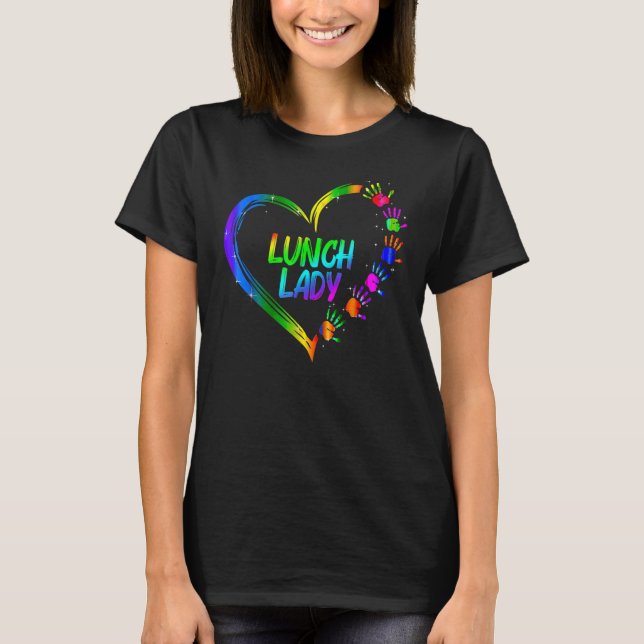 Lunch Lady School Cafeteria Locarno Niedliches Hig T-Shirt (Vorderseite)