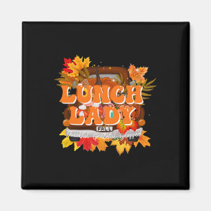 Lunch Lady School Cafeteria Worker Truck Team Matc Magnet