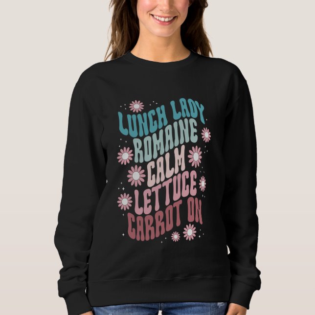 Lunch Lady Squad School Canteen Female Cafeteria W Sweatshirt (Vorderseite)
