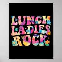 Lunch Ladys Rock Gefärbte Krawatte Cafeteria Crew