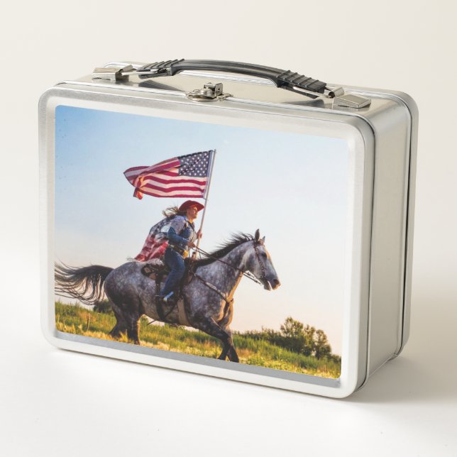 Lunchbox anpassbar patriotisch (Vorderseite)