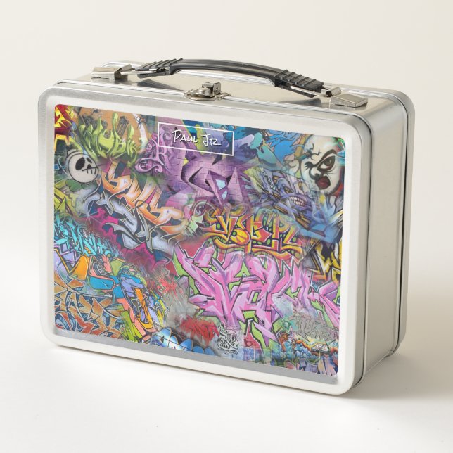 Lunchbox anpassen - Street Art (Vorderseite)