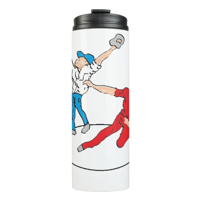 Lunchbox: Baseball. Thermosbecher (Vorderseite)